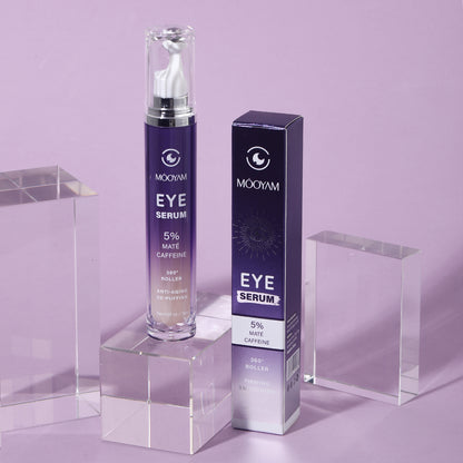 MOOYAM Sérum Contour des Yeux 360° – Anti-Cernes & Anti-Poches à la Caféine