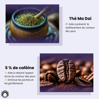 MOOYAM Sérum Contour des Yeux 360° – Anti-Cernes & Anti-Poches à la Caféine